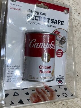 Campbell's Chicken Noodle Soup Decoy Can Secret Safe